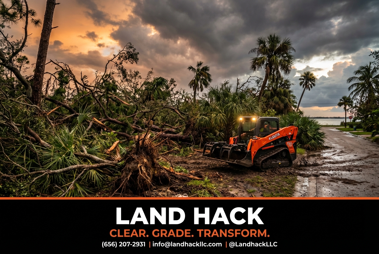Storm cleanup and lot clearing Tampa Bay Florida